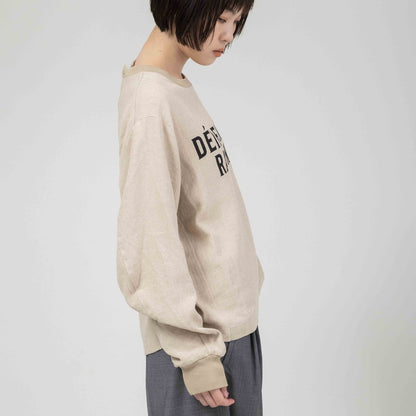 プリント布帛ロングTシャツ【BB61-111】