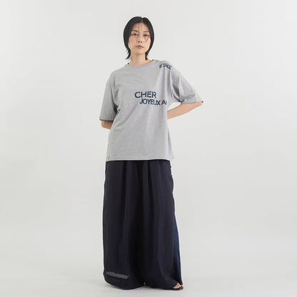 リバーシブル ロゴ プリントTシャツ【BB62-924】