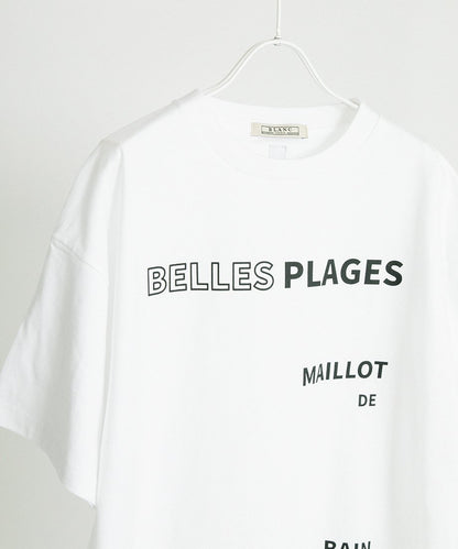ロゴプリント ドローストリングTシャツ(ドロストTシャツ)【BB62-925】