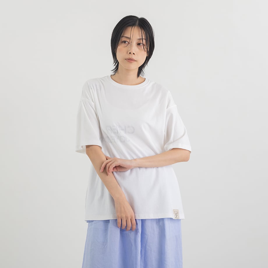 リバーシブル ロゴ プリントTシャツ【BB62-924】