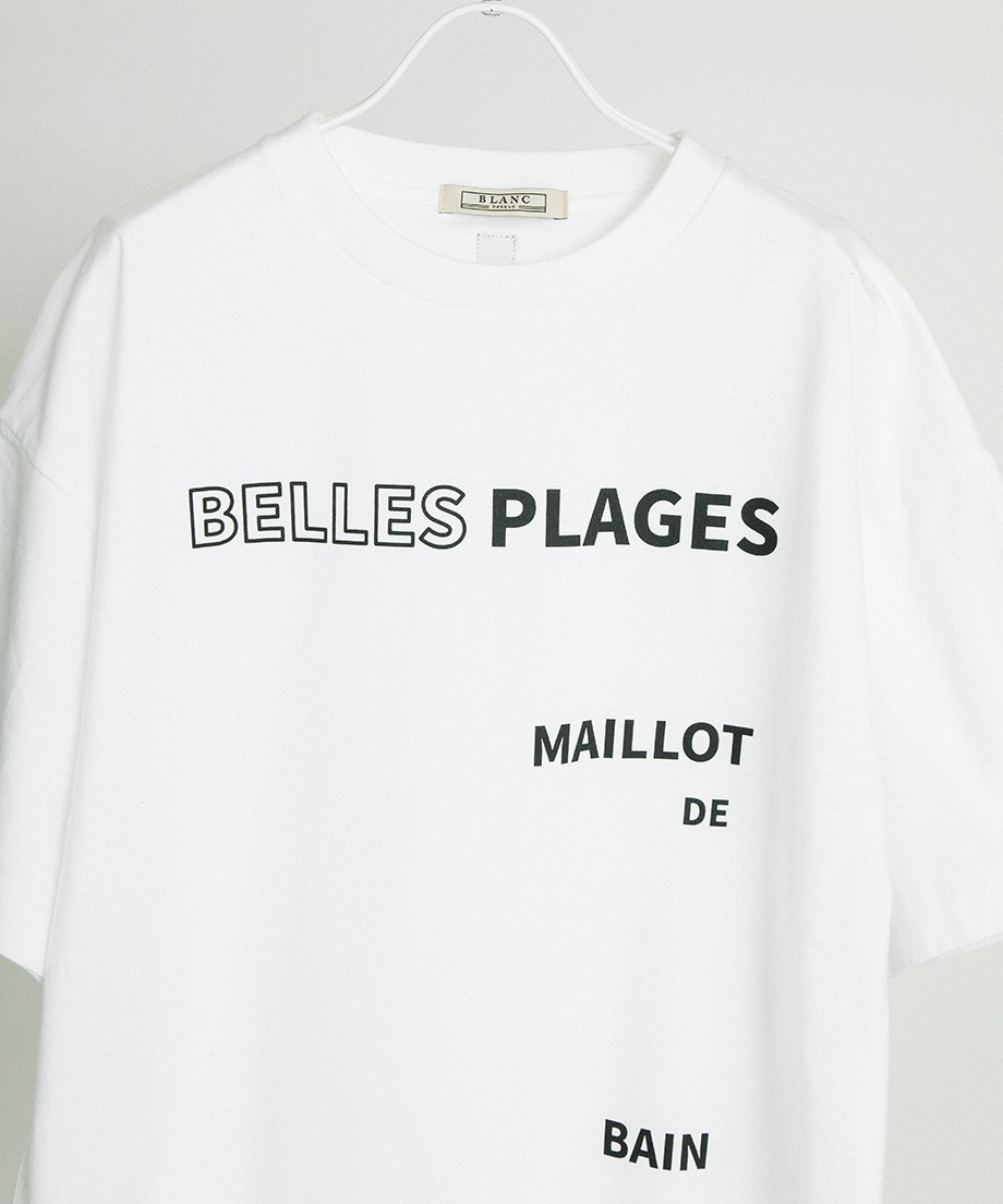 ロゴプリント ドローストリングTシャツ(ドロストTシャツ)【BB62-925】