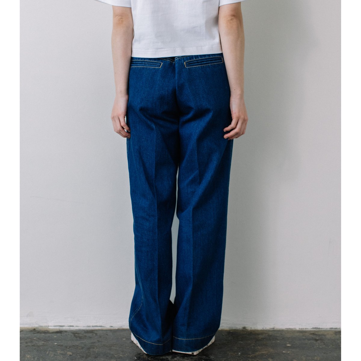 12oz DENIM＆綿ツイル　ストレートパンツ 【BB88-350】