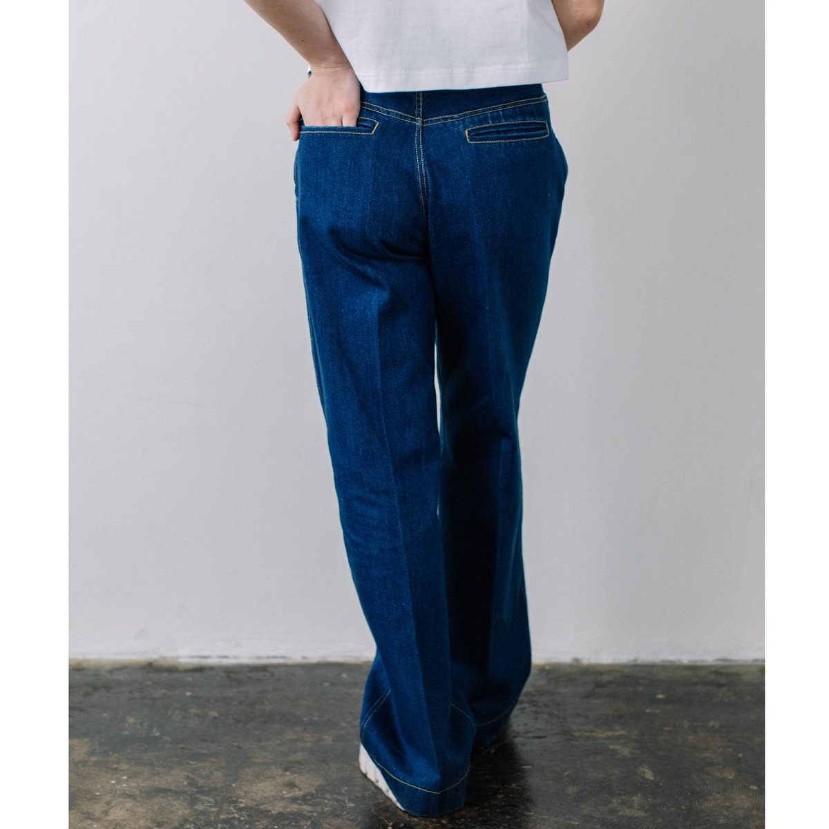 12oz DENIM＆綿ツイル　ストレートパンツ 【BB88-350】