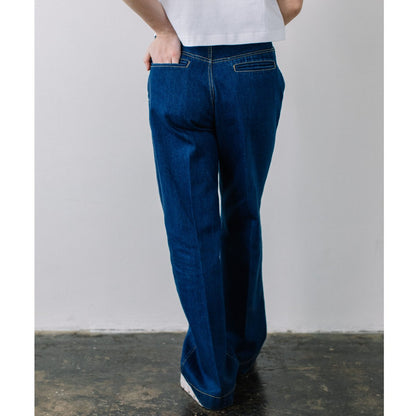12oz DENIM＆綿ツイル　ストレートパンツ 【BB88-350】