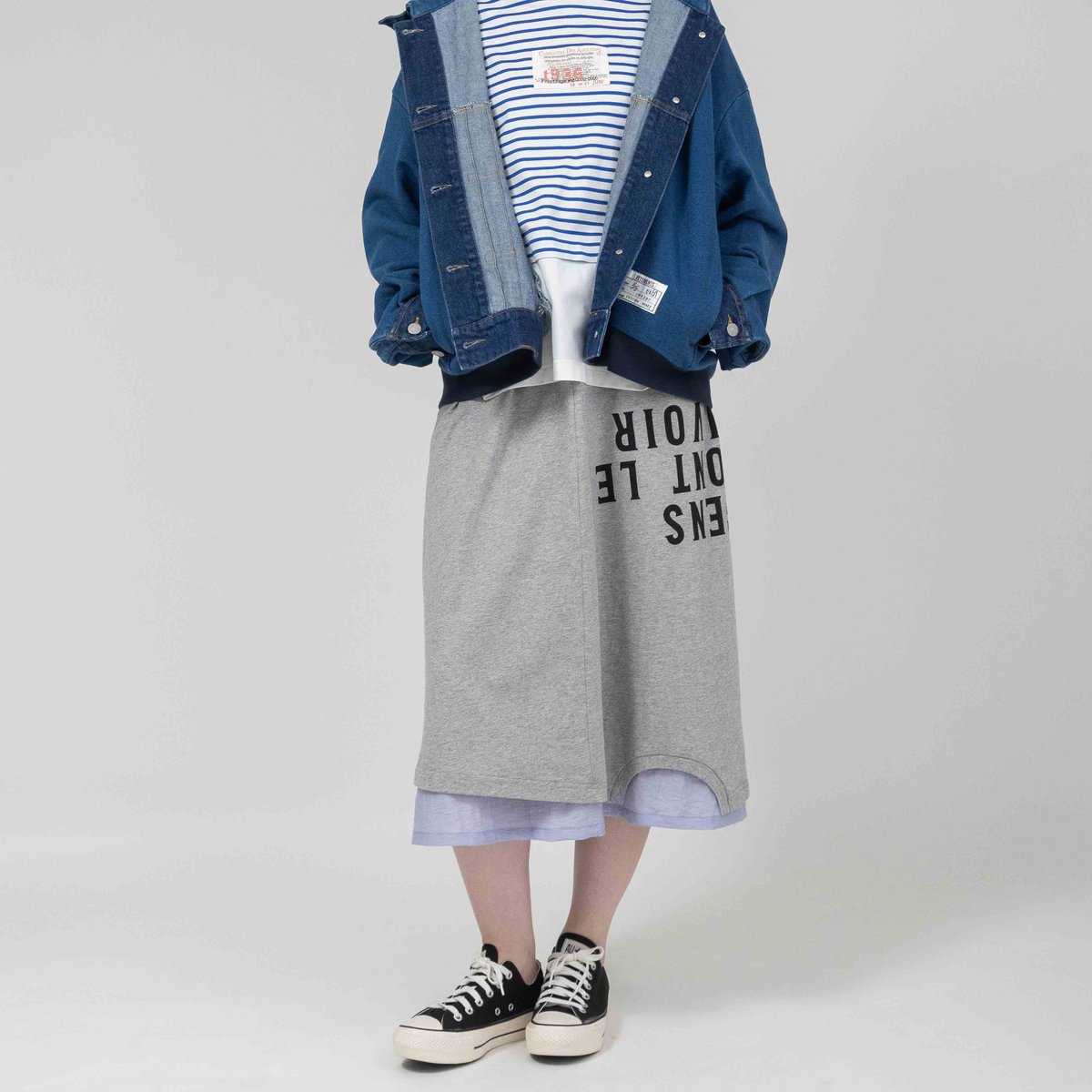プリントTシャツスカート【BB61-907】
