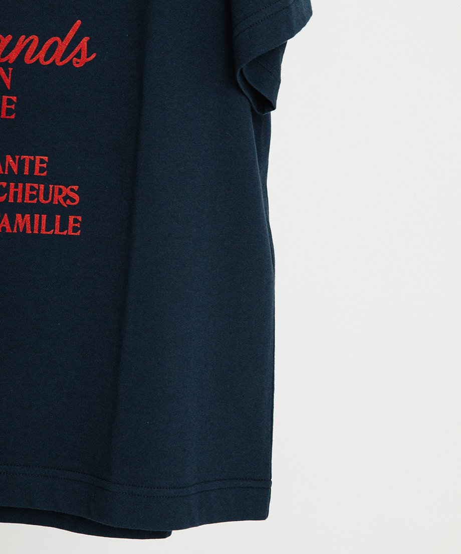 ロゴプリントデザインTシャツ 【BB62-912】