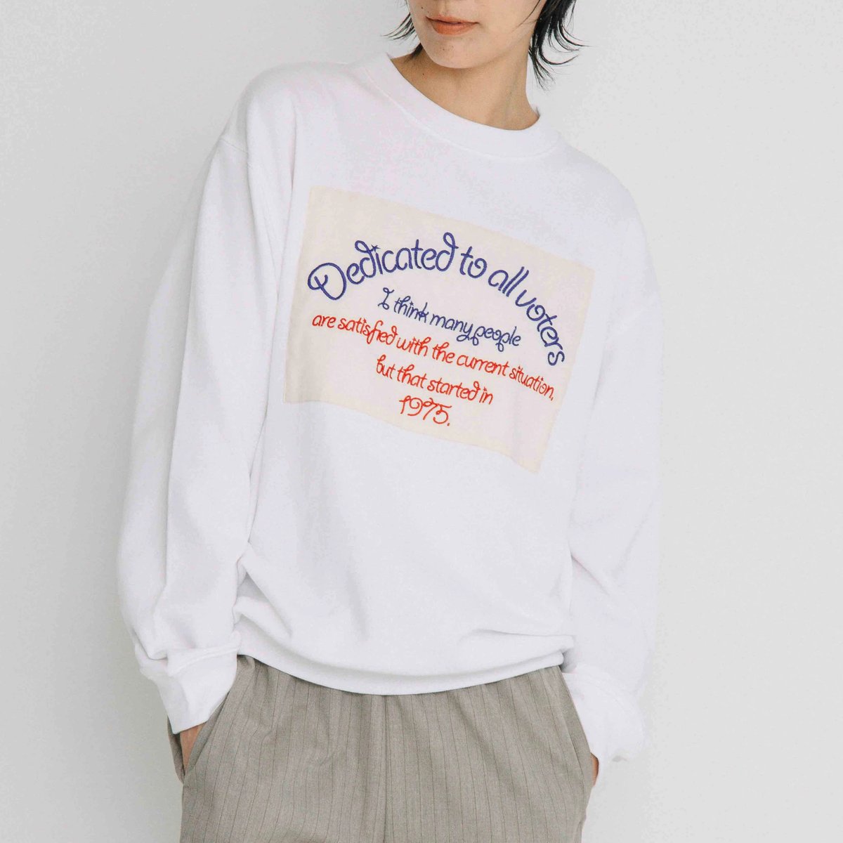 8.8ozパイル刺繡スエット【BB60-902】