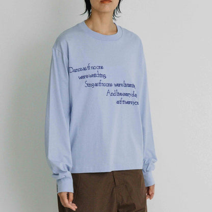 チェーン刺繍ロングTシャツ【BB60-901】