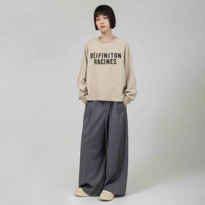 プリント布帛ロングTシャツ【BB61-111】