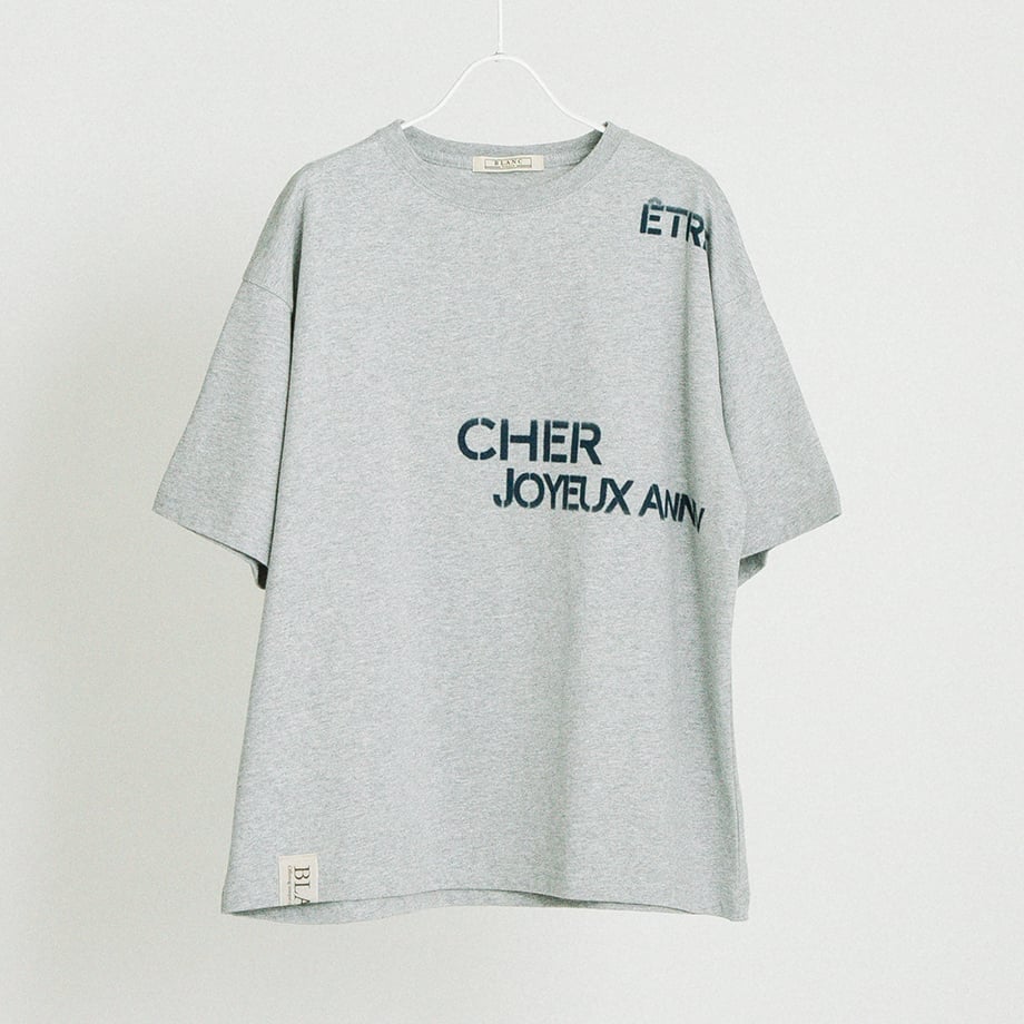 リバーシブル ロゴ プリントTシャツ【BB62-924】