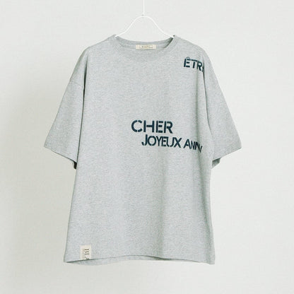 リバーシブル ロゴ プリントTシャツ【BB62-924】